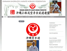 Tablet Screenshot of okinawa-shorin-ryu-karate-kobudo-federation.info